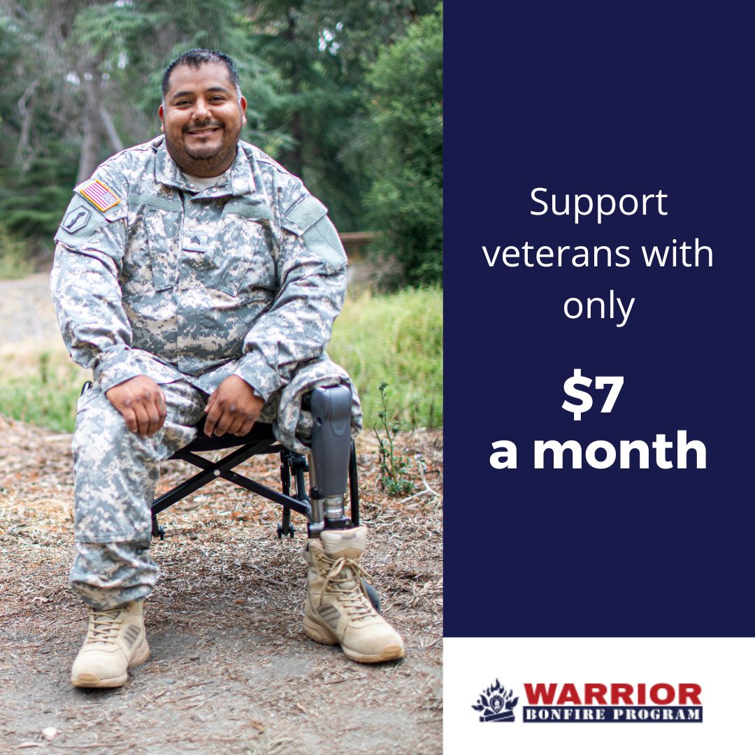 Warrior Bonfire Program » How can $7 a month help?